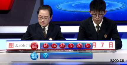 第2017144期双色球开奖现场截图图片