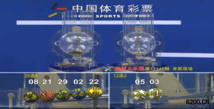 第2017141期大乐透开奖现场截图图片