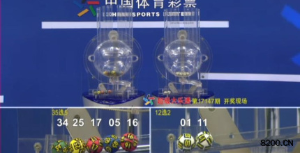 第2017147期大乐透开奖现场截图图片