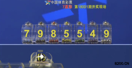 第2018001期七星彩开奖现场截图图片