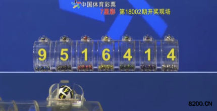 第2018002期七星彩开奖现场截图图片