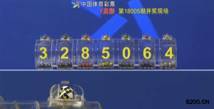 第2018005期七星彩开奖现场截图图片