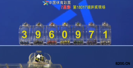 第2018017期七星彩开奖现场截图图片