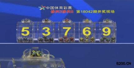第2018042期排列5开奖现场截图图片