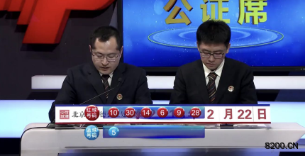 第2018020期双色球开奖现场截图图片