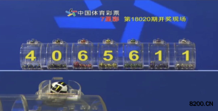 第2018020期七星彩开奖现场截图图片