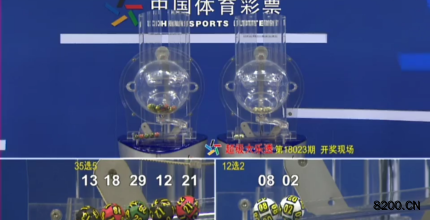 第2018023期大乐透开奖现场截图图片