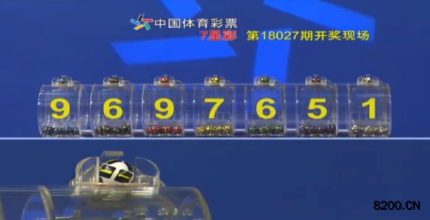 第2018027期七星彩开奖现场截图图片