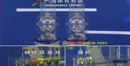 第2018028期大乐透开奖现场截图图片