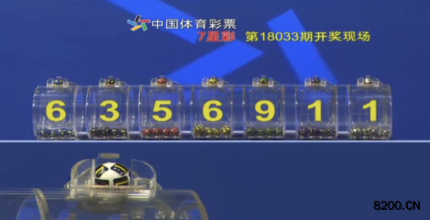 第2018033期七星彩开奖现场截图图片