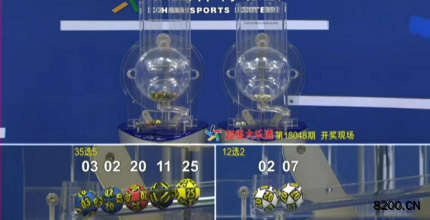 第2018048期大乐透开奖现场截图图片