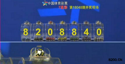 第2018048期七星彩开奖现场截图图片