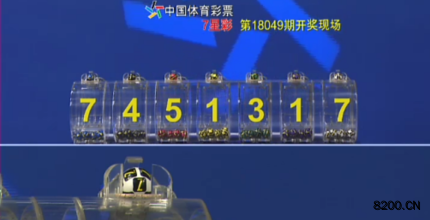 第2018049期七星彩开奖现场截图图片