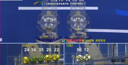 第2018050期大乐透开奖现场截图图片