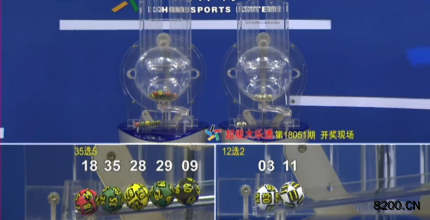 第2018051期大乐透开奖现场截图图片