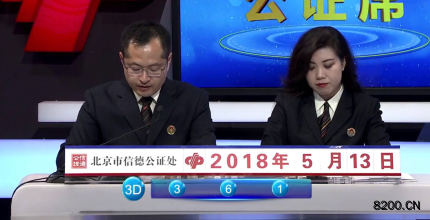 第2018126期福彩3D开奖现场截图图片
