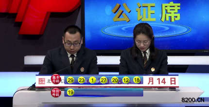 第2018055期七乐彩开奖现场截图图片