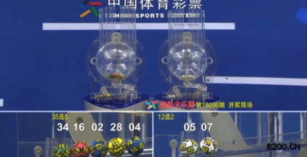 第2018056期大乐透开奖现场截图图片