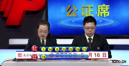 第2018056期七乐彩开奖现场截图图片