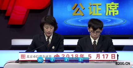 第2018130期福彩3D开奖现场截图图片