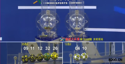 第2018058期大乐透开奖现场截图图片