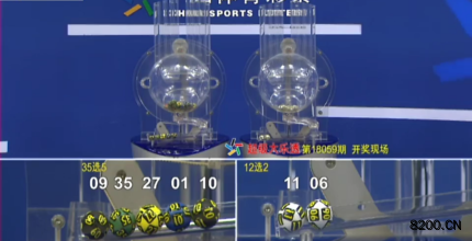第2018059期大乐透开奖现场截图图片