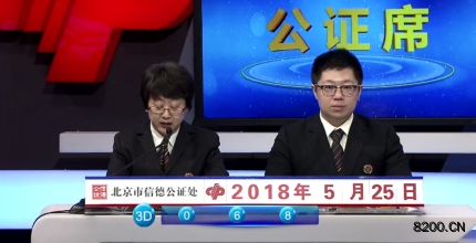 第2018138期福彩3D开奖现场截图图片