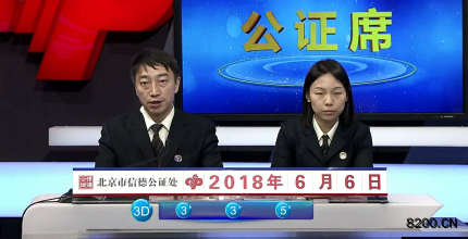 第2018150期福彩3D开奖现场截图图片