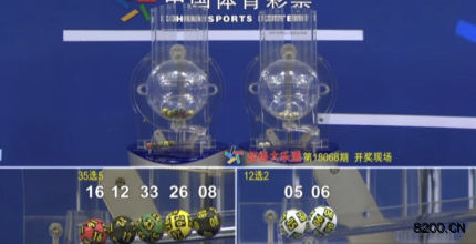 第2018067期大乐透开奖现场截图图片