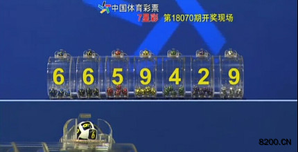 第2018070期七星彩开奖现场截图图片