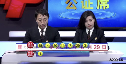 第2018075期七乐彩开奖现场截图图片