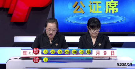 第2018079期七乐彩开奖现场截图图片
