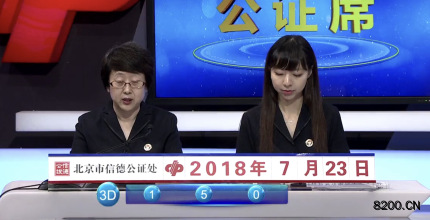 第2018197期福彩3D开奖现场截图图片