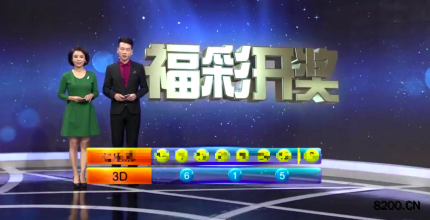 第2018201期福彩3D开奖现场截图图片