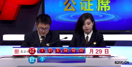 第2018087期双色球开奖现场截图图片