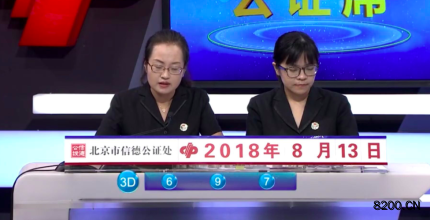 第2018218期福彩3D开奖现场截图图片