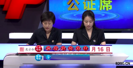 第2018095期双色球开奖现场截图图片