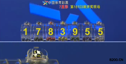 第2018103期七星彩开奖现场截图图片