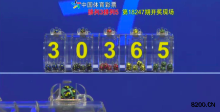 第2018247期排列5开奖现场截图图片