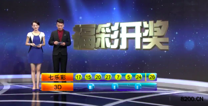 第2018108期七乐彩开奖现场截图图片