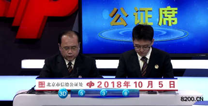 第2018271期福彩3D开奖现场截图图片
