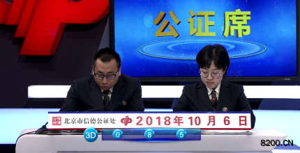 第2018272期福彩3D开奖现场截图图片