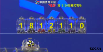 第2018120期七星彩开奖现场截图图片