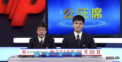 第2018286期福彩3D开奖现场截图图片