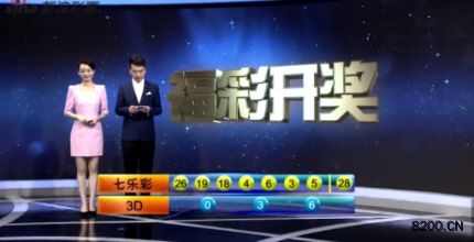 第2018125期七乐彩开奖现场截图图片