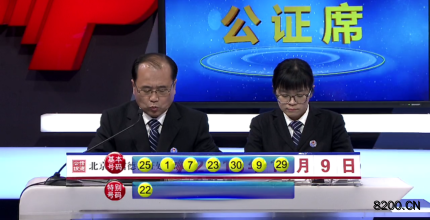 第2018132期七乐彩开奖现场截图图片