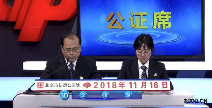 第2018313期福彩3D开奖现场截图图片