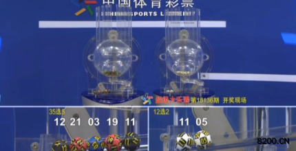 第2018136期大乐透开奖现场截图图片