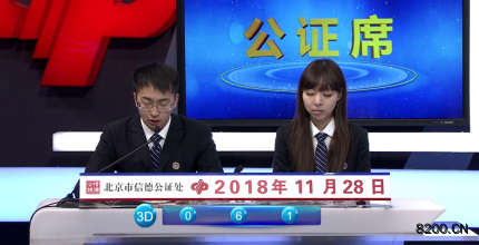 第2018325期福彩3D开奖现场截图图片