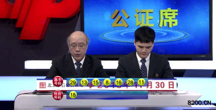第2018141期七乐彩开奖现场截图图片